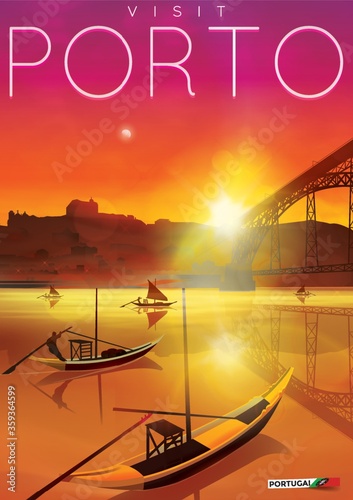 visit porto poster