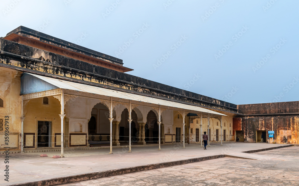 A pavilion inside the Jaigarh Fort, Jaipur, Rajasthan, India