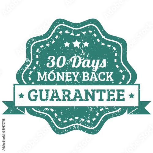 money back guarantee label