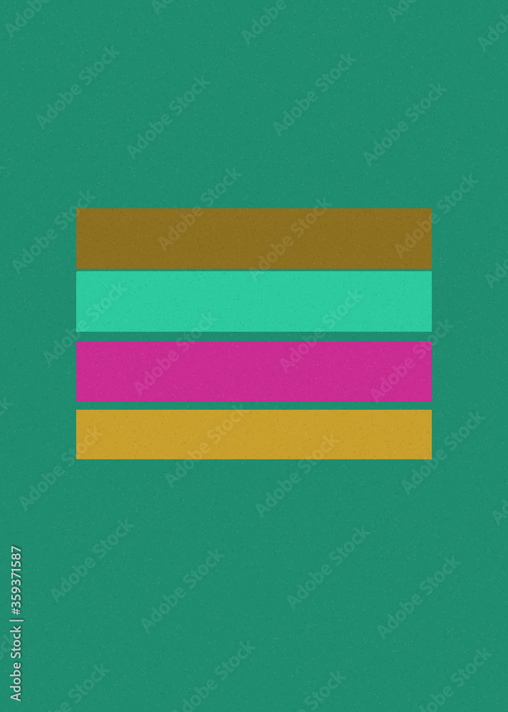 Fuchsia color Crossing lines generativeart style colorful illustration
