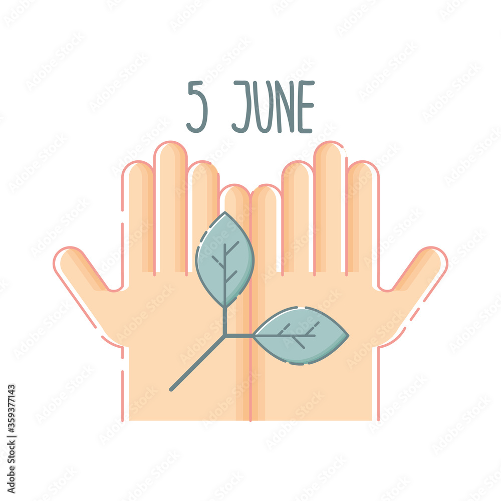 Obraz premium Linear ecological icon with lettering.