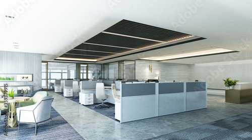 Bild auf Leinwand modern office interior
