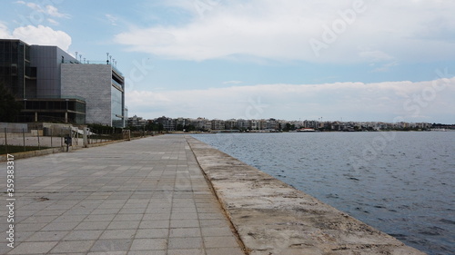 Photo of the concert hall on the port of Thessaloniki in Northern Greece