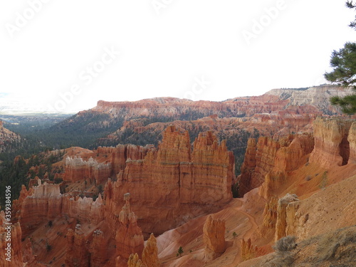 the Sunset Point in the Bryce Canyon National Park in Utah in the month of November, USA
