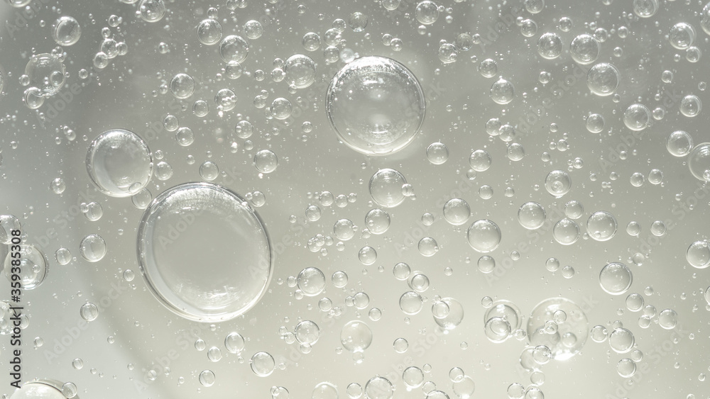 Fototapeta premium Abstract White water bubbles background