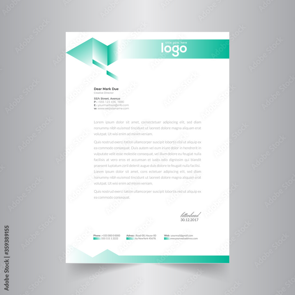 Abstract letter head templates for your project design. Abstract letter head templates for your project design.