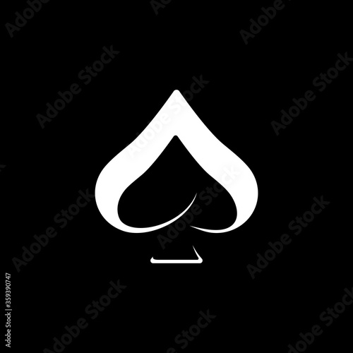 simple symbol ace logo design