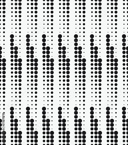 Vector seamless pattern. Stylish texture with lines from different circles.