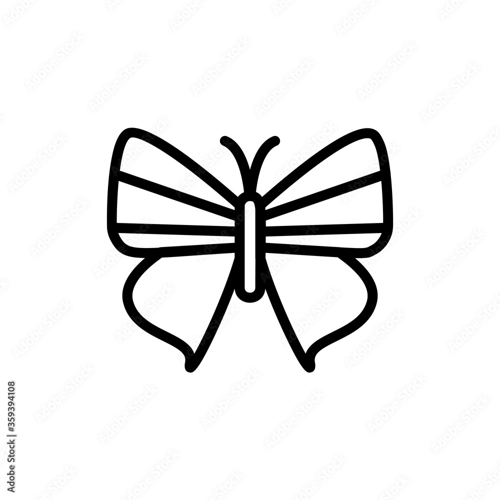 Butterfly, insect icon. Simple line, outline vector elements of lepidoptera icons for ui and ux, website or mobile application Butterfly, insect icon. Simple line, outline vector elements of lepidoptera icons for ui and ux, website or mobile application