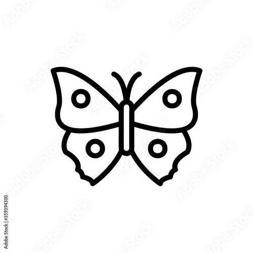 Butterfly, insect icon. Simple line, outline vector elements of lepidoptera icons for ui and ux, website or mobile application
