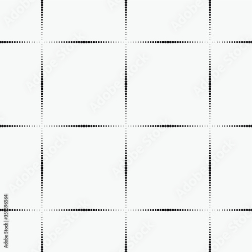 Vector seamless pattern. Stylish texture with lines from different circles.