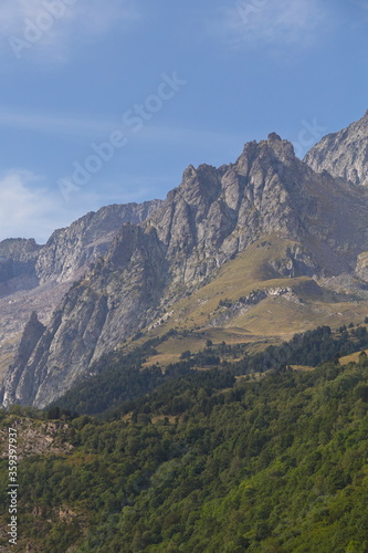 Benasque, Huesca/Spain; Aug. 22, 2017. The Posets-Maladeta Natural Park is a Spanish protected natural space. It includes two of the highest mountain peaks in the Pyrenees.