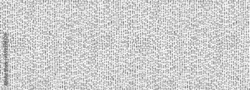 Hand drawn seamless pattern. Vector strips and dots texture, endless background painted by ink. Black and white abstract grunge sketch
