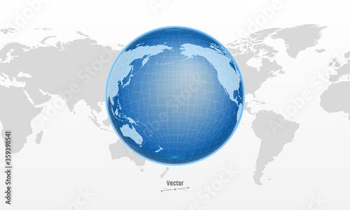 Realistic globe shape