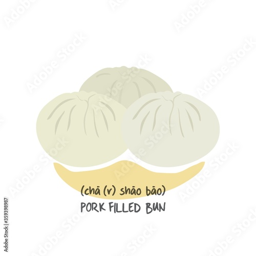 pork filled bun
