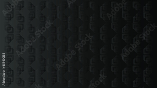 3d black pattern modern texture background design vector template
