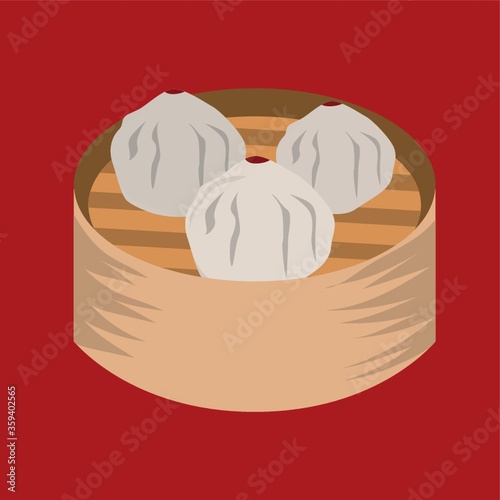 pork filled bun