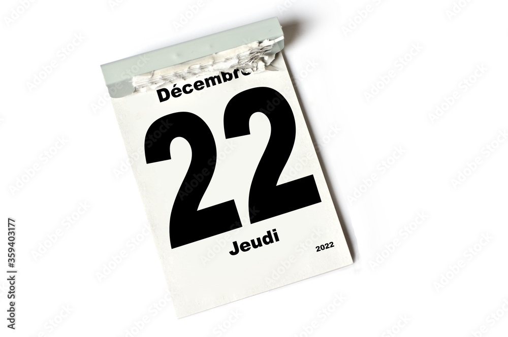 22 Décembre 2022 22 Décembre 2022