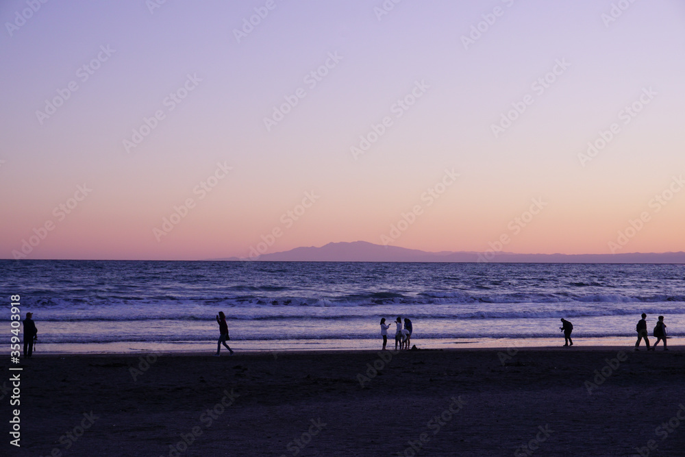 夕暮れの海 夕暮れの海