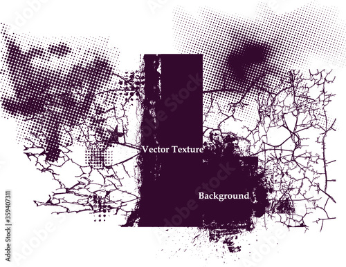 Black Paint Grunge Anarchy Symbol . Vector .