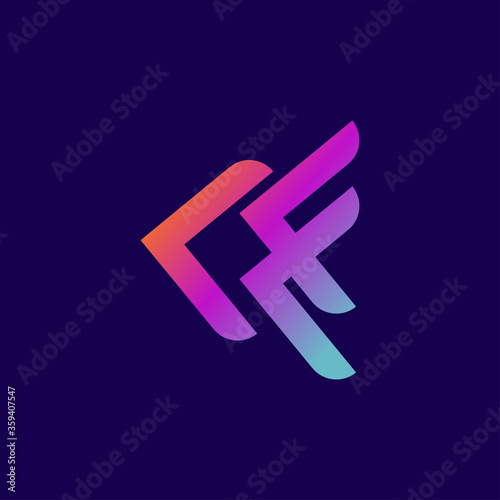 Abstract colorful logo design