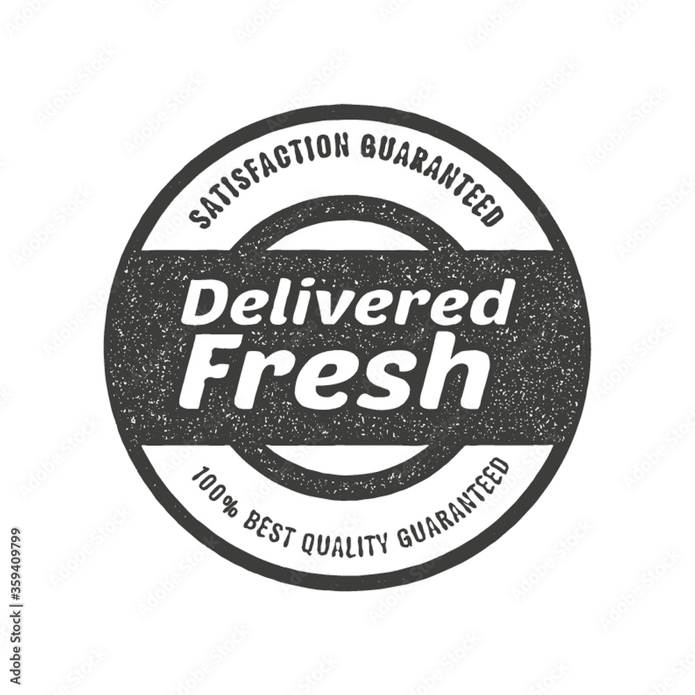 delivered fresh label