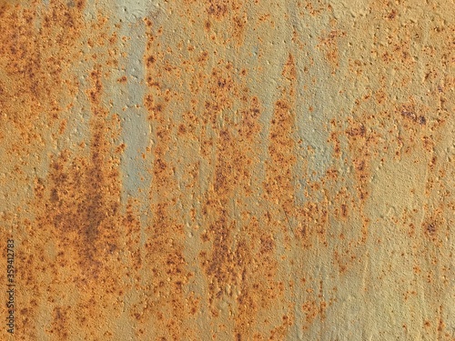 background texture sheet of metal with rust and old paint