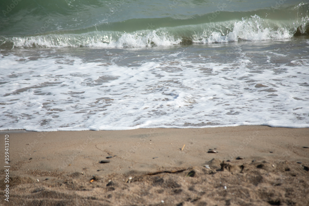 beautiful beach sands and waves background beautiful beach sands and waves background