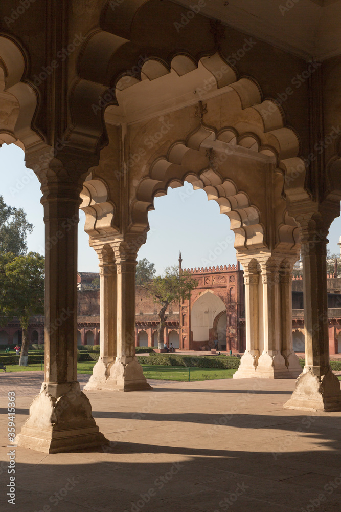 Palaces in Agra city, India