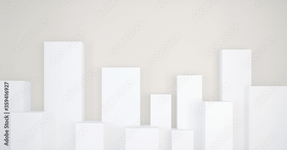 Abstract 3D city background. white schematic mass model for background. 3d rendering. Abstract 3D city background. white schematic mass model for background. 3d rendering.