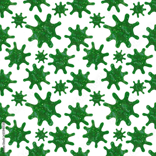 seamless pattern, symbolism of a new dangerous virus - ncov -19 coronavirus.