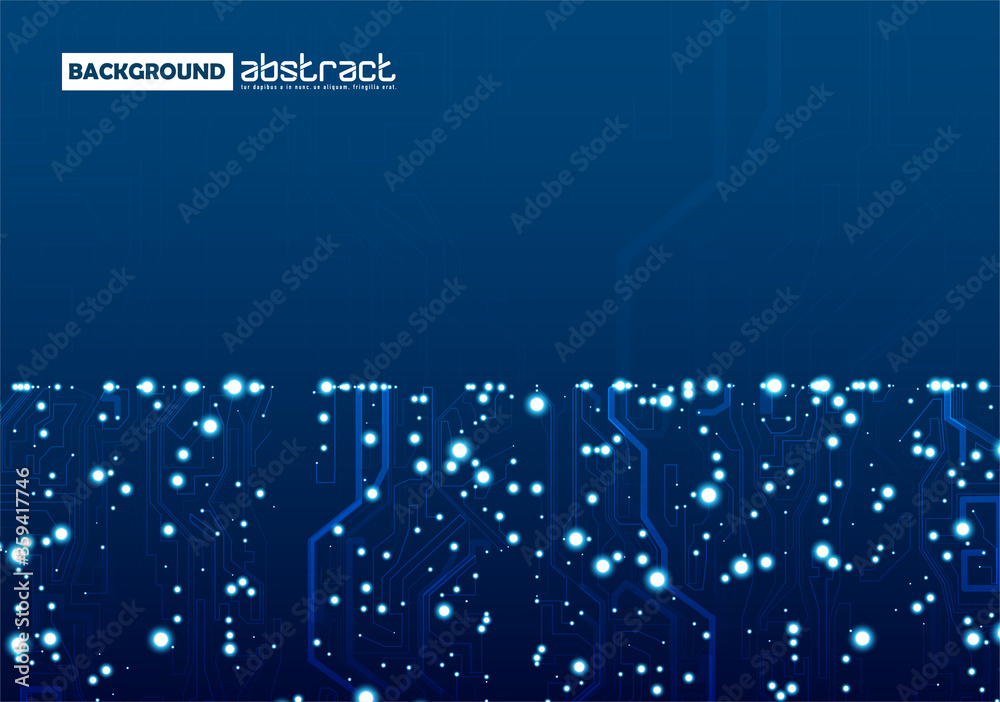 Obraz premium Abstract futuristic circuit board background.