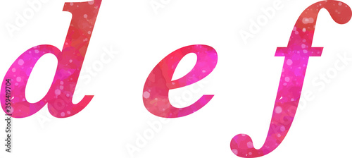 Font lettering texture pink purple, characters, letters