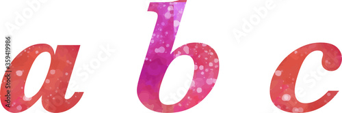 Font lettering texture pink purple, characters, letters