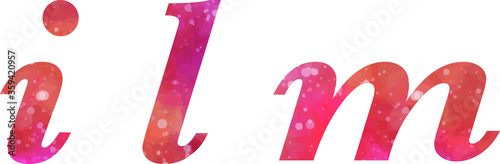 Font lettering texture pink purple, characters, letters