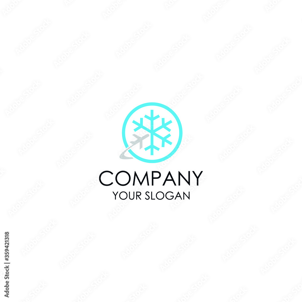 Vector Icons Snow Line Snowflakes and planes. Vector Icons Snow Line Snowflakes and planes.