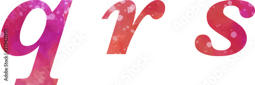Font lettering texture pink purple, characters, letters