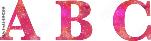 Font lettering texture pink purple, characters, letters