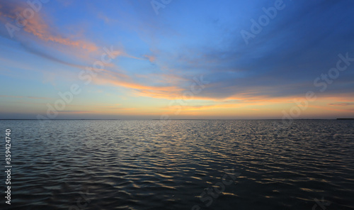 night sky after sunset