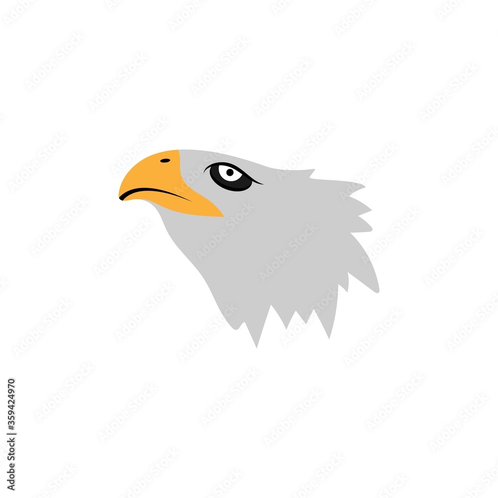 Obraz premium eagle vector design template illustration
