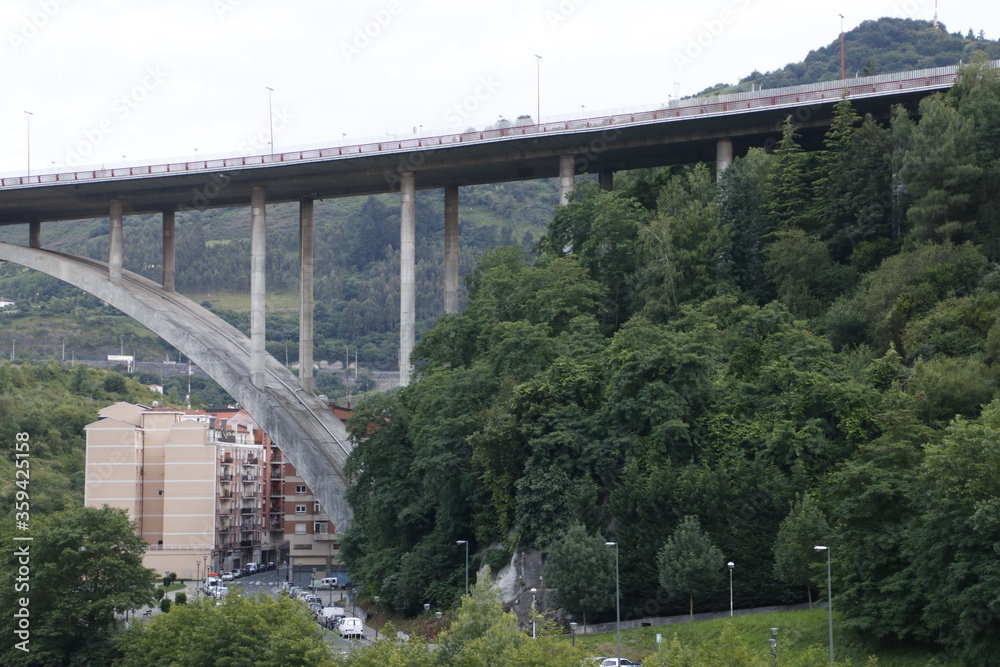 Bridge in the suburbs of Bilbao Bridge in the suburbs of Bilbao