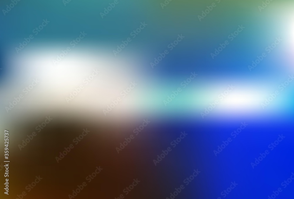 Obraz premium Light Blue, Yellow vector abstract blurred background.