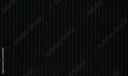 Black fabric texture. Textile background