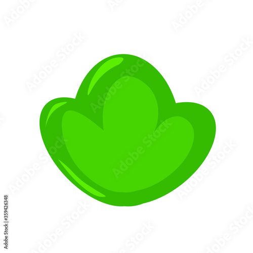 vector illustrations with cactus, objects for games, game design or icons, illustrations in the cartoon flat style of nature.