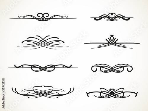 calligraphic line