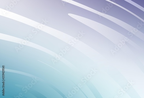 Light Pink  Blue vector background with bent lines.
