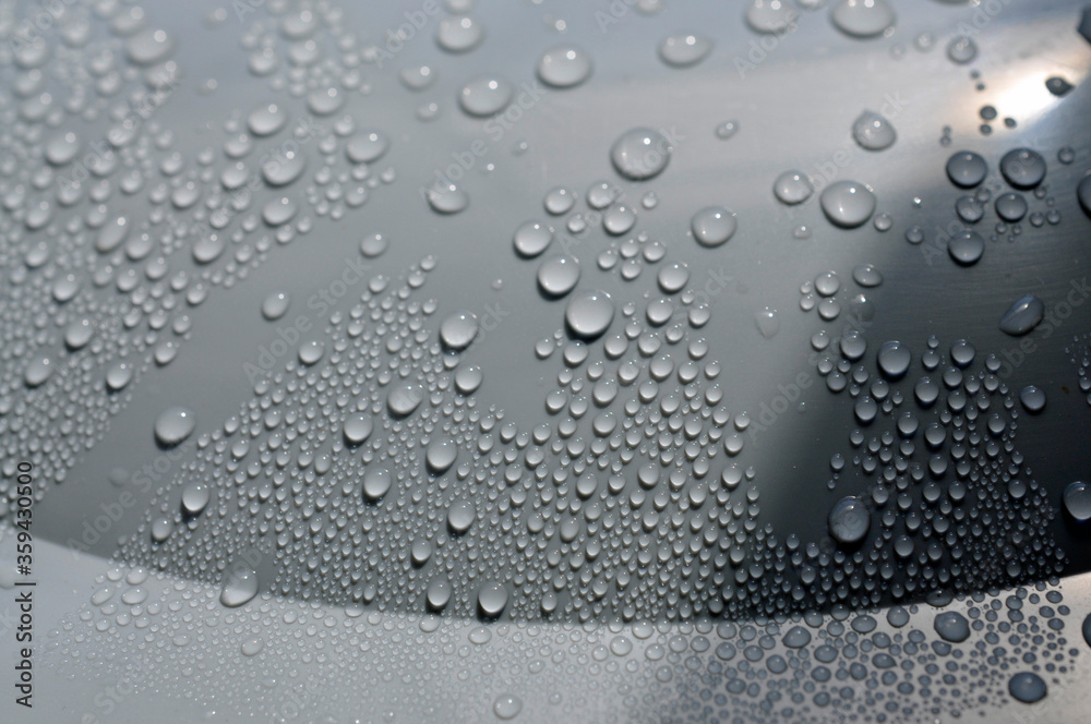 wassertropfen auf kunststoff wassertropfen auf kunststoff