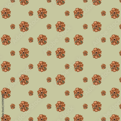 beautiful Seamless floral pattern background image ..