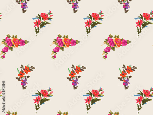 beautiful Seamless floral pattern background image ..