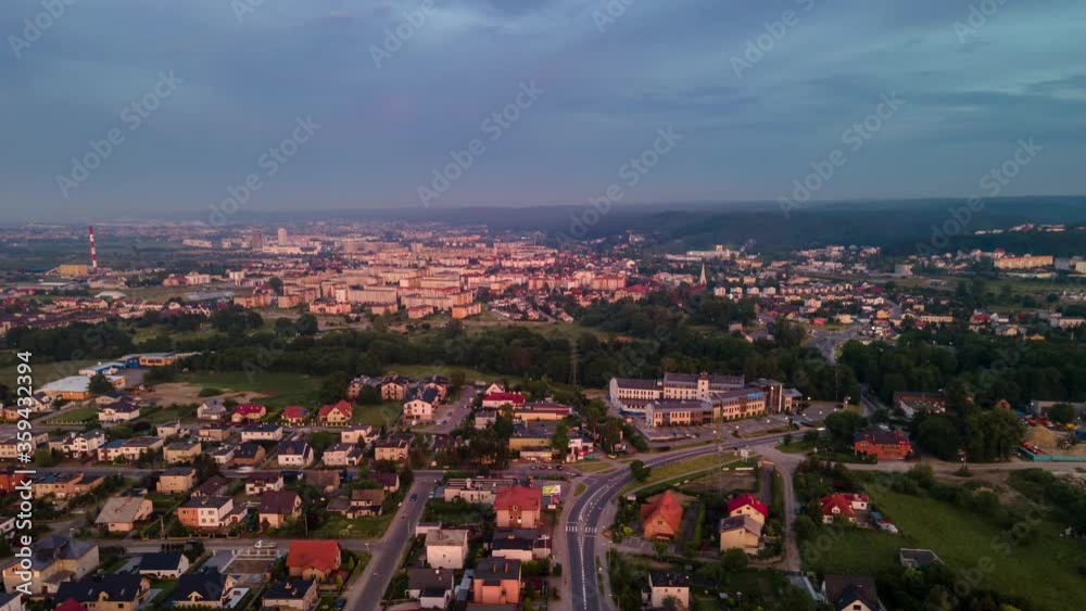 timelapse in the city during sunset timelapse in the city during sunset